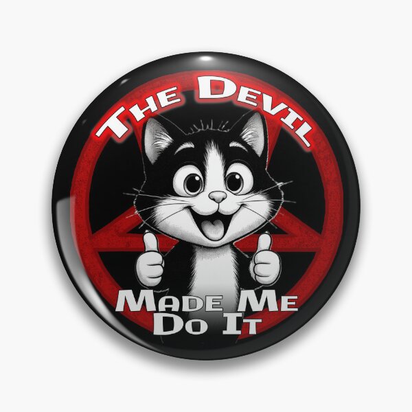 Item preview, The Devil Made Me Do It — Cute Cat Chaos designed and sold by A-T-H.