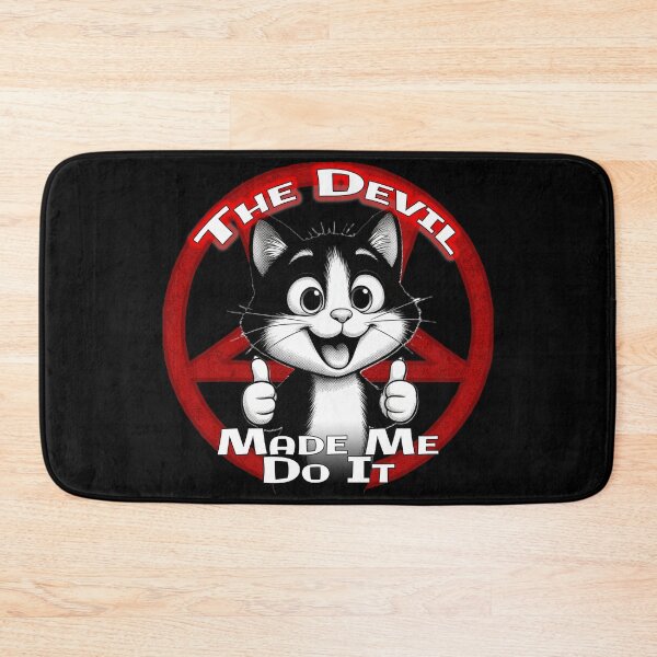 Item preview, The Devil Made Me Do It — Cute Cat Chaos designed and sold by A-T-H.
