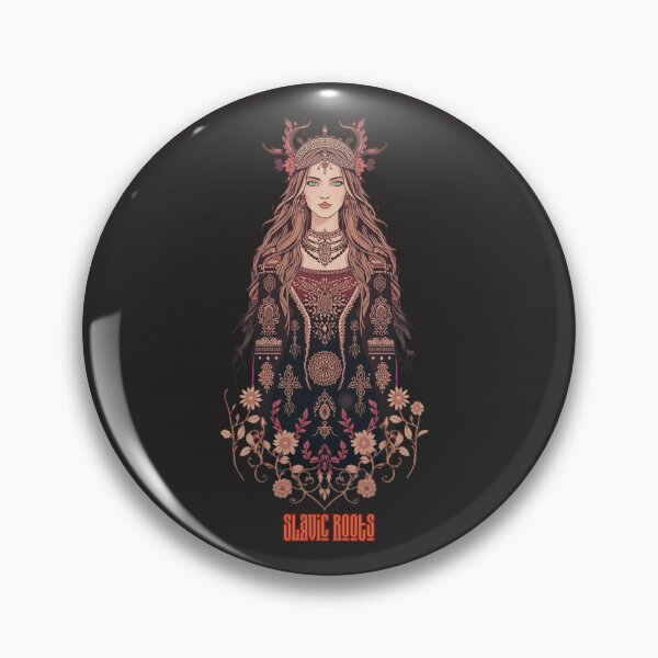Item preview, Slavic Roots – Mystical Goddess Illustration designed and sold by BrightThreadBB.
