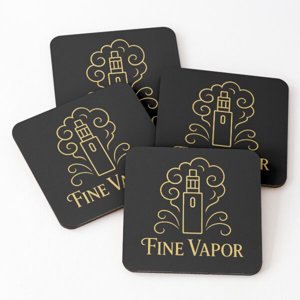 Item preview, Fine Vapor – Luxury Gold Line Art Vape Design designed and sold by House of Taste Designs.