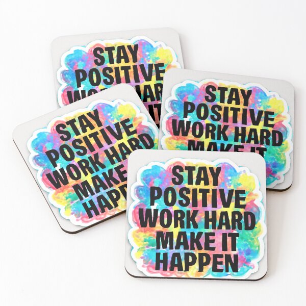 Item preview, Motivational Typography with Colorful Abstract Background. designed and sold by Stickerrwallah.