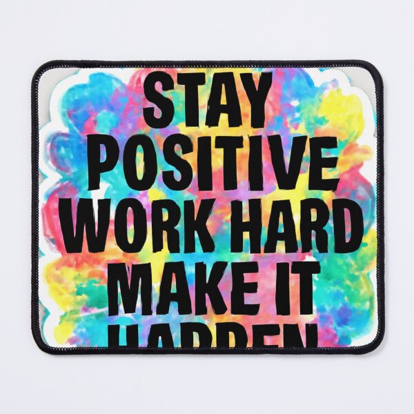 Item preview, Motivational Typography with Colorful Abstract Background. designed and sold by Stickerrwallah.