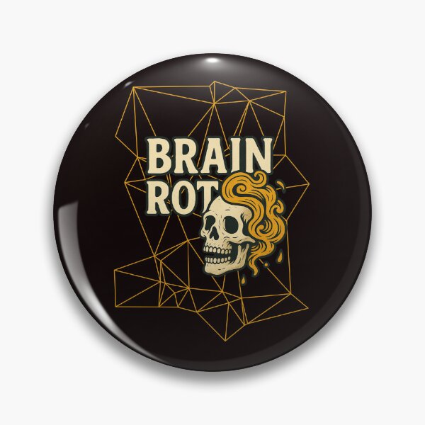 Item preview, Retro Brain Rot Skull Aesthetic designed and sold by Tadeusz1.