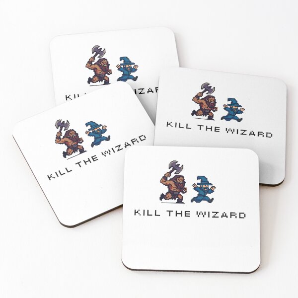 Item preview, Kill the Wizard Retro 8-Bit Pixel Art designed and sold by Big Slammu.