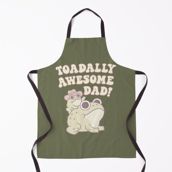 Item preview, Cute Toad And Child Toadally Awesome Dad Funny Pun designed and sold by KellyfuTStudio.