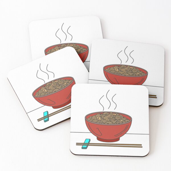 Item preview, Bowl of noodles with chopsticks designed and sold by Dmanackfy.