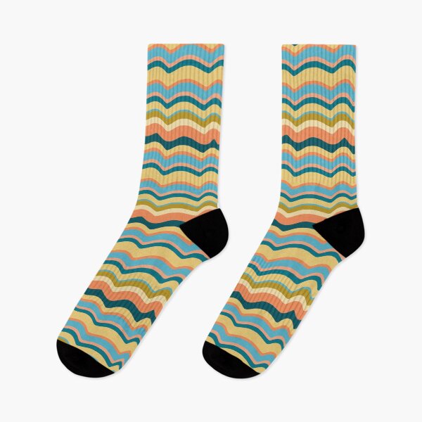 Item preview, Wavy Colorful Horizontal Stripes designed and sold by ChantellaGF.