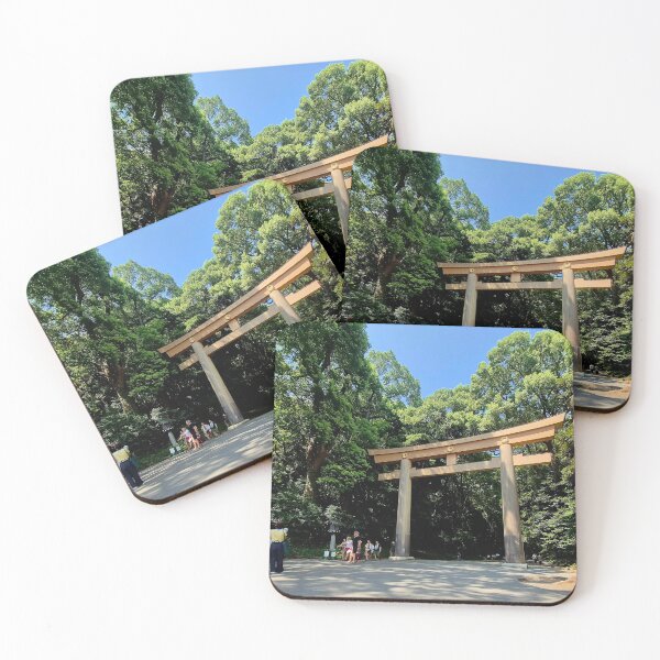 Item preview, A tori at the entrance to the Meiji Shrine in Tokyo, Japan. designed and sold by Las fotos de Lau.