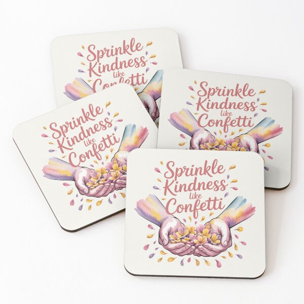 Item preview, Sprinkle Kindness Like Confetti – Positive Spring Design designed and sold by Jollys-ArtShop.