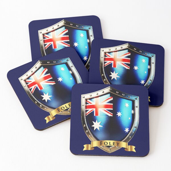Item preview, Foley Family Australia Shield, Bold Heritage Crest designed and sold by Highlandkings.