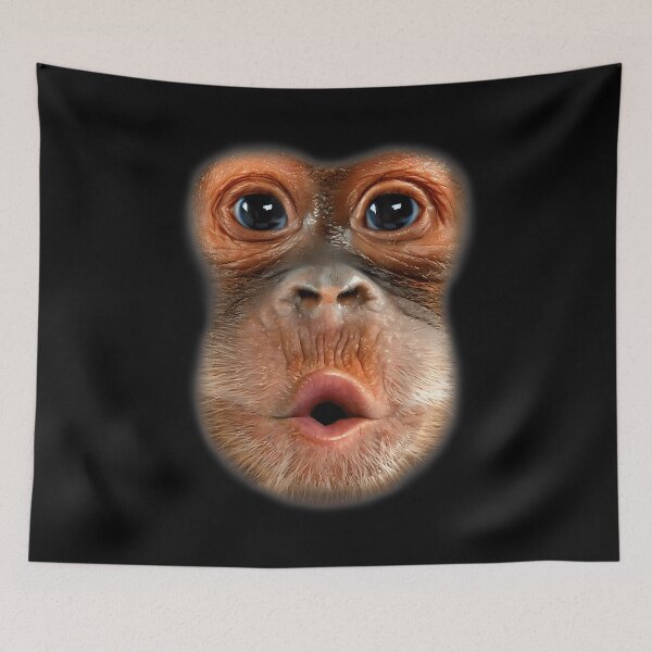 Item preview, Monkey Face Breath Funny Men Womens KIds T-Shirt designed and sold by CcConsultingS.