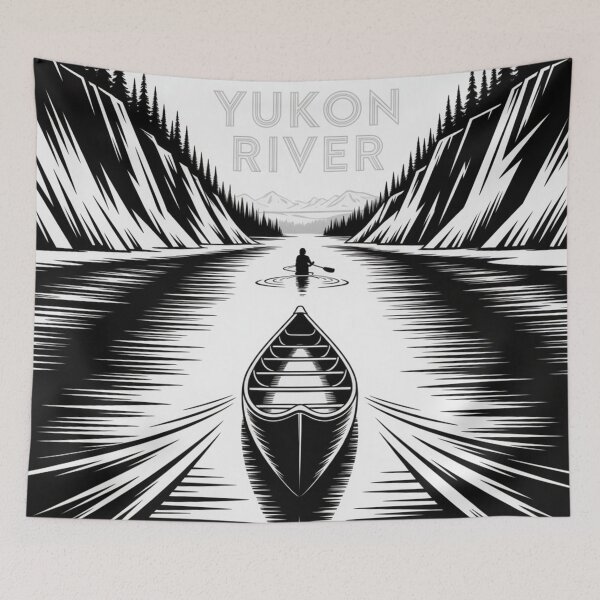 Item preview, Yukon River - Kayak enthusiasts designed and sold by DamioPolArt.