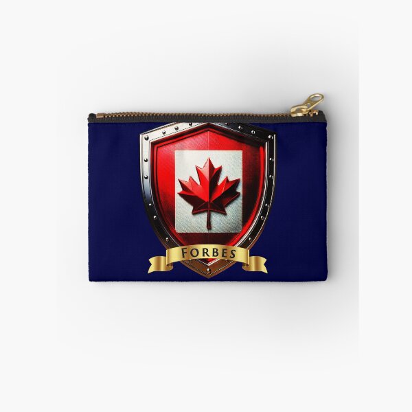 Item preview, Forbes Family Canada Shield, Maple Leaf Heraldry Crest designed and sold by Highlandkings.