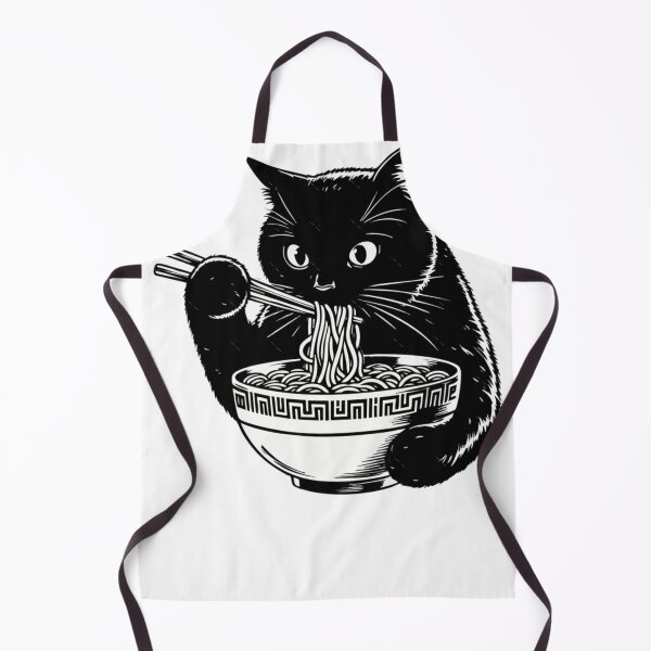 Item preview, Cat Eating Ramen Noodles Japanese Funny  designed and sold by Ustonriceldar.