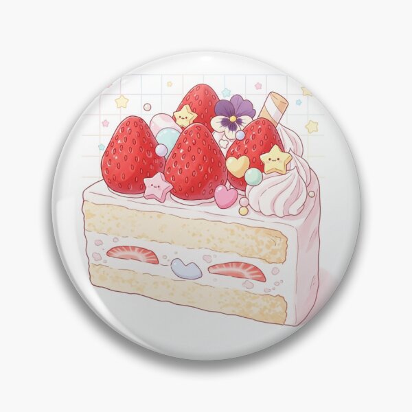 Item preview, Kawaii cake design anime style phone case, pc mat, bag and dresses designed and sold by Springlate.
