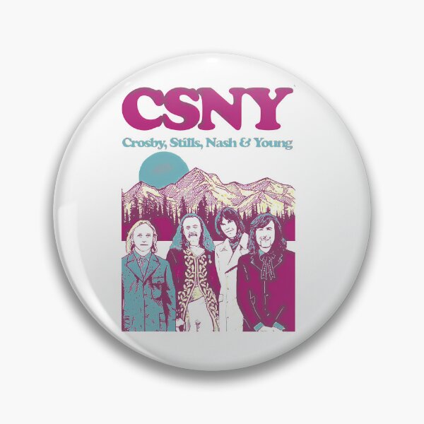 Item preview, Cr.o.sby, St.i.lls, N.a.sh & Yo.u.ng Folk Rock Artwork With Harmo designed and sold by BarrettStreich.