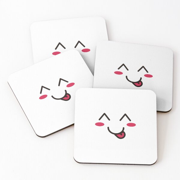 Item preview, Cute Kawaii Smiling Face Sticker designed and sold by TigerClawCo.
