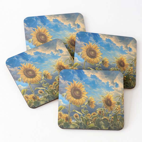 Item preview, Sunflowers on a Cloudy Day designed and sold by Hartbecke.