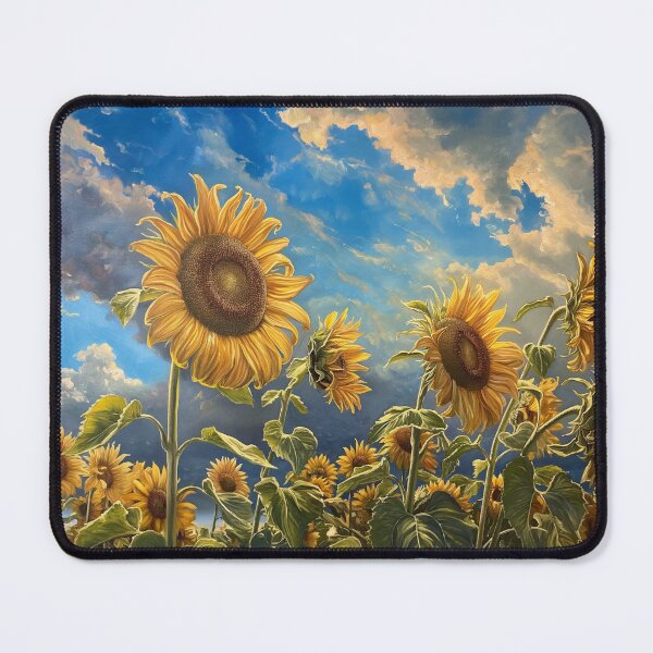 Item preview, Sunflowers on a Cloudy Day designed and sold by Hartbecke.