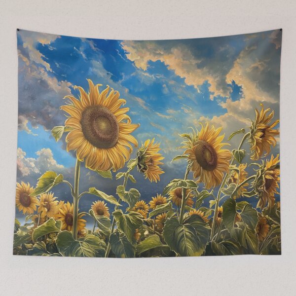 Item preview, Sunflowers on a Cloudy Day designed and sold by Hartbecke.