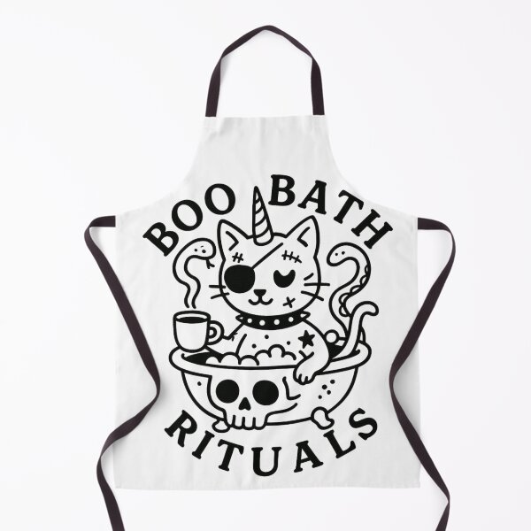 Item preview, Boo Bath Rituals – Skull Snake Bath Unicorn Cat Coffee Goth Halloween Classic T-Shirt designed and sold by inkfluenceart.
