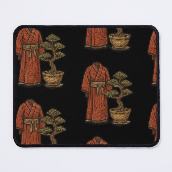 Item preview, Japanese Robe with Bonsai – Minimalist Retro Comics, Embroidery  Style designed and sold by OnPointOutfits.