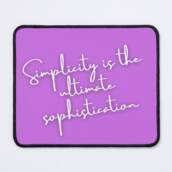 Item preview, The Art of Simplicity: Why Less Is Always More designed and sold by UrvashiStudio.