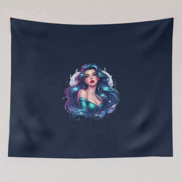 Item preview, Blue-Haired Beauty designed and sold by DelightWear.