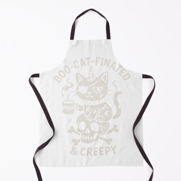 Item preview, Boo Cat-finated & Creepy – Skull Bath Unicorn Cat Classic T-Shirt designed and sold by inkfluenceart.