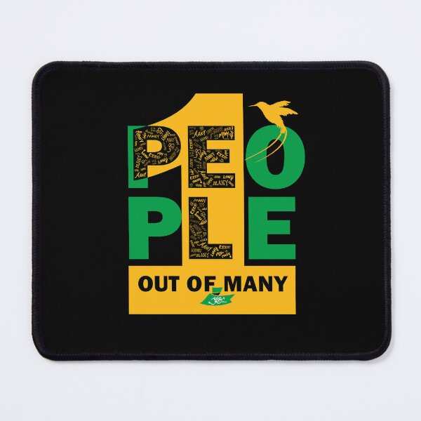 Item preview, Out of Many, One People - Black, Green, Gold designed and sold by Jiggy Creationz.