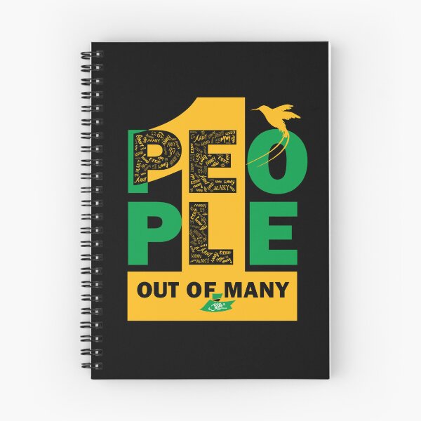 Item preview, Out of Many, One People - Black, Green, Gold designed and sold by Jiggy Creationz.