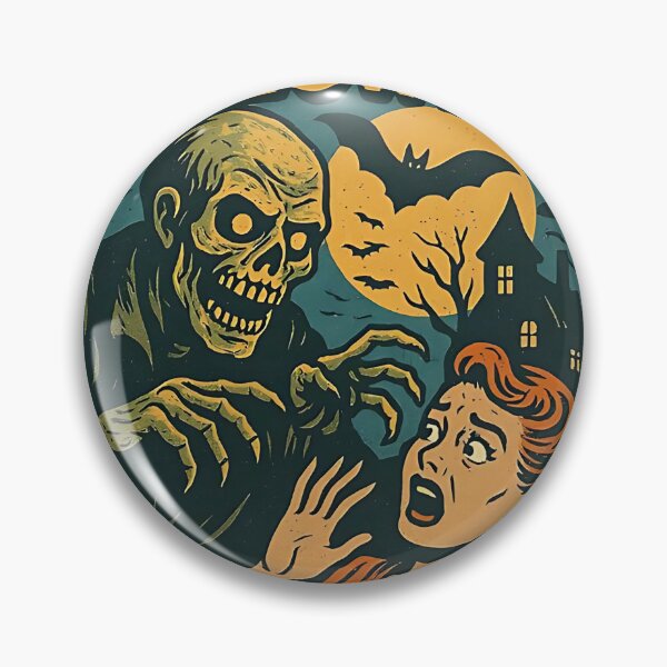 Item preview, Halloween Retro, Retro 50s movie horror design. designed and sold by Sira y El Loco.