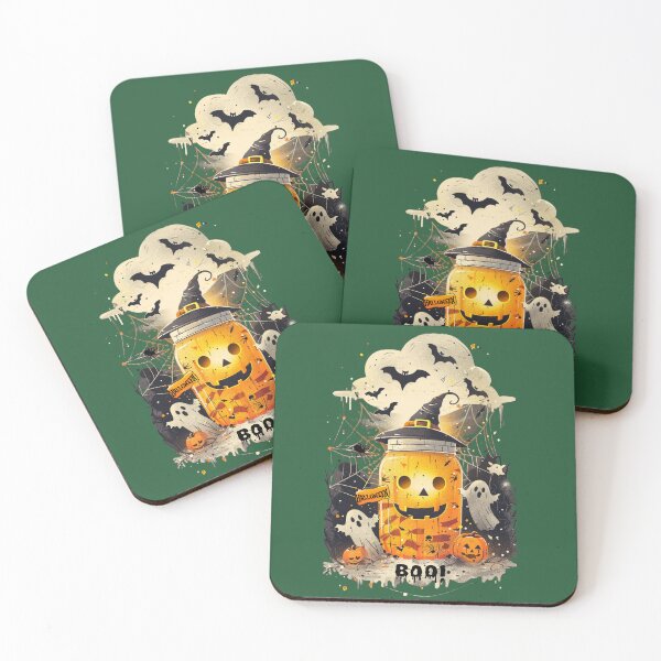 Item preview, Spooky Pumpkin Jar | Cute Haunted Halloween Magic designed and sold by Zentuary.