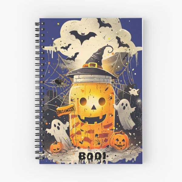 Item preview, Spooky Pumpkin Jar | Cute Haunted Halloween Magic designed and sold by Zentuary.