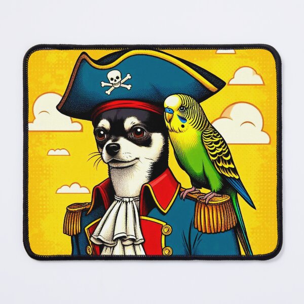 Item preview, Cute pirate chihuahua dog designed and sold by Dogandesighn.