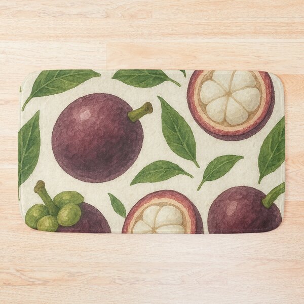Item preview, Natural mangosteen watercolor pattern textured paper designed and sold by cutsypatterns.