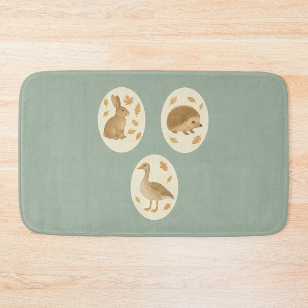 Item preview, British woodland animals and greylag goose designed and sold by BritishDelights.