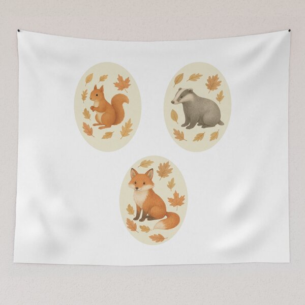 Item preview, British woodland creatures designed and sold by BritishDelights.