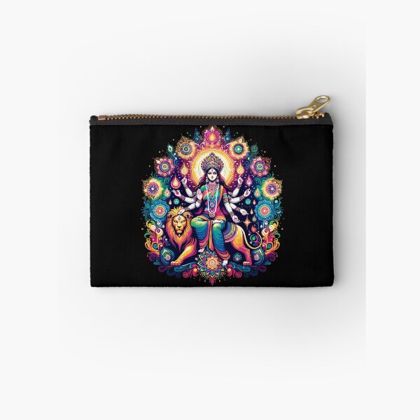 Item preview, Yoga Navratri devi, version 2a Godess Ma Durga face and Diwali Durga pooja rangoli design12 designed and sold by mndesignworx.