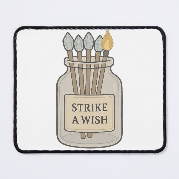 Item preview, Strike a Wish Match Jar | Magical Minimalist Manifestation Sticker & Art designed and sold by HerDreamCodes.