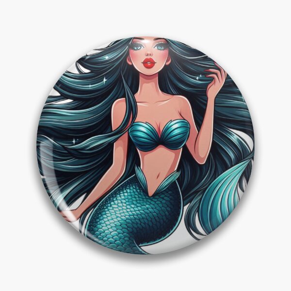 Item preview, Mystic Blue-Haired Mermaid designed and sold by DelightWear.