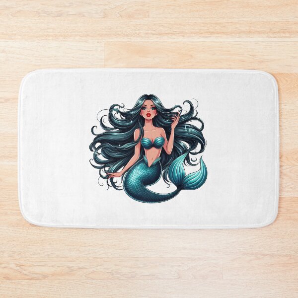 Item preview, Mystic Blue-Haired Mermaid designed and sold by DelightWear.