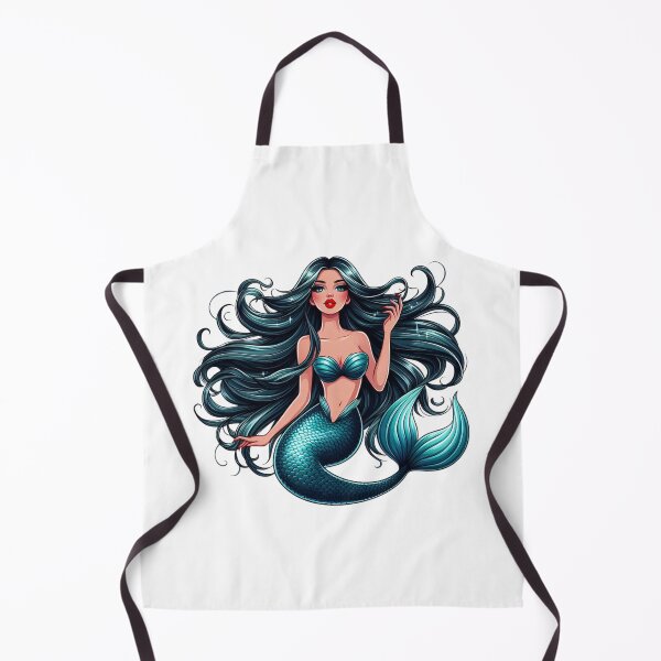 Item preview, Mystic Blue-Haired Mermaid designed and sold by DelightWear.