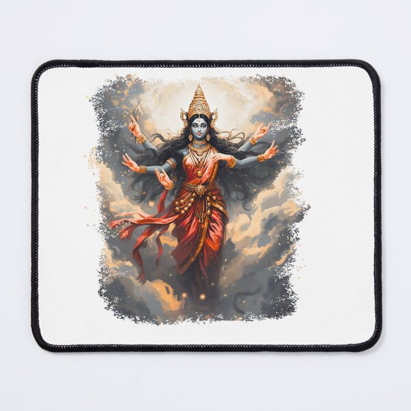 Item preview,  Yoga Navratri devi, VER 3 Godess Ma Durga face and Diwali Durga pooja rangoli design12 designed and sold by mndesignworx.