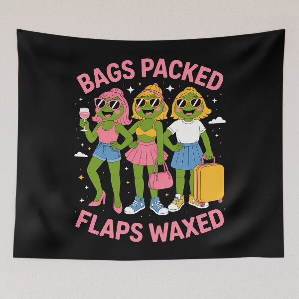 Item preview, Frog Funny Inappropriate Vacation Joke designed and sold by WalshDrawnLaugh.