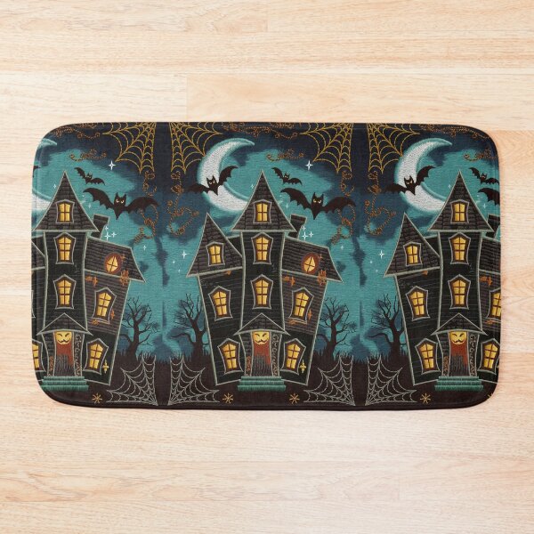 Item preview, Haunted House Embroidery Style Halloween Design designed and sold by HAFIZ-DP.