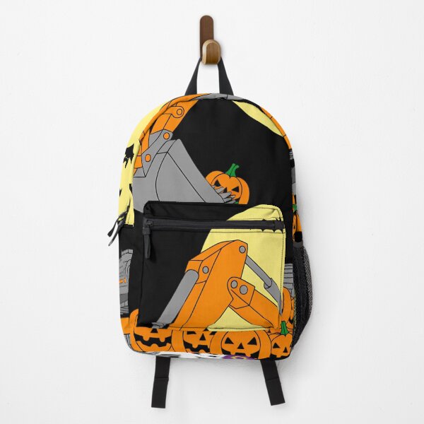 Item preview, Fun Driving Excavator Pumpkin Funny Halloween designed and sold by WalshDrawnLaugh.