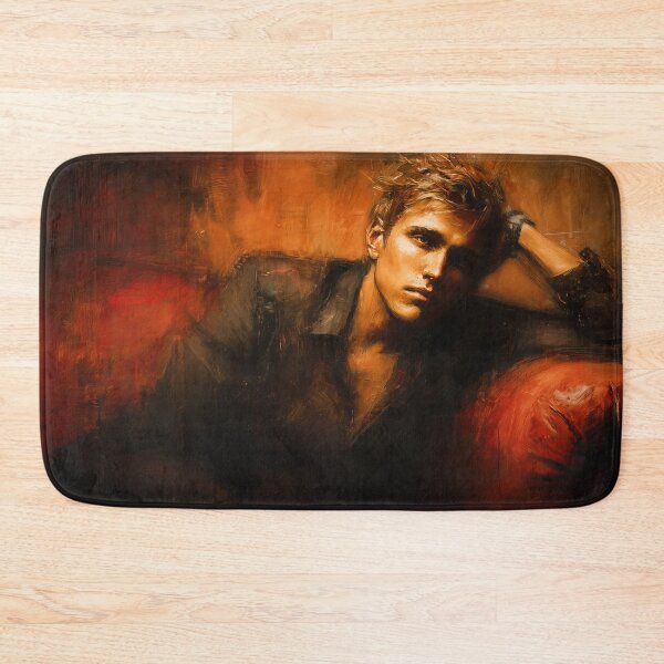 Item preview, 039 Pensive Moment on Red Sofa designed and sold by nikoart001.