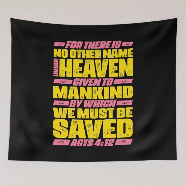 Item preview, Acts 4:12 Only Jesus Saves designed and sold by plushism.