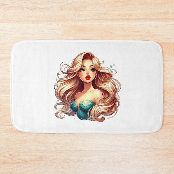 Item preview, Beautiful Blonde Mermaid Fantasy Art designed and sold by DelightWear.